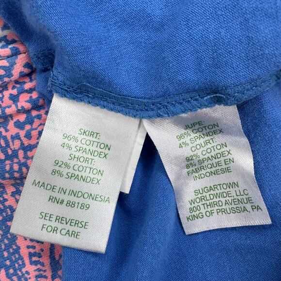 Lilly Pulitzer Pink and Blue A-Line Skirt - Picture 8 of 8